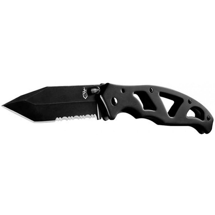 Paraframe II Tanto Blk Folder Serrated  - Gerber