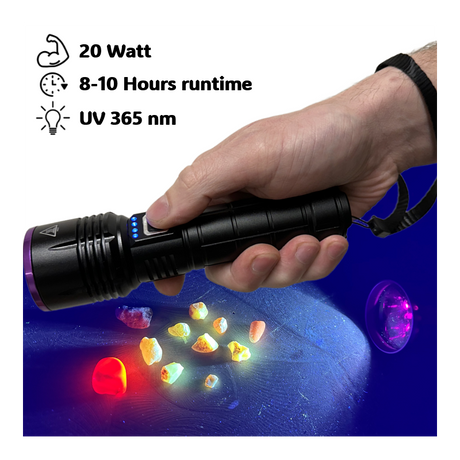 Globuz Eclipse 20w UV 365nm w/ Blacklight-filter