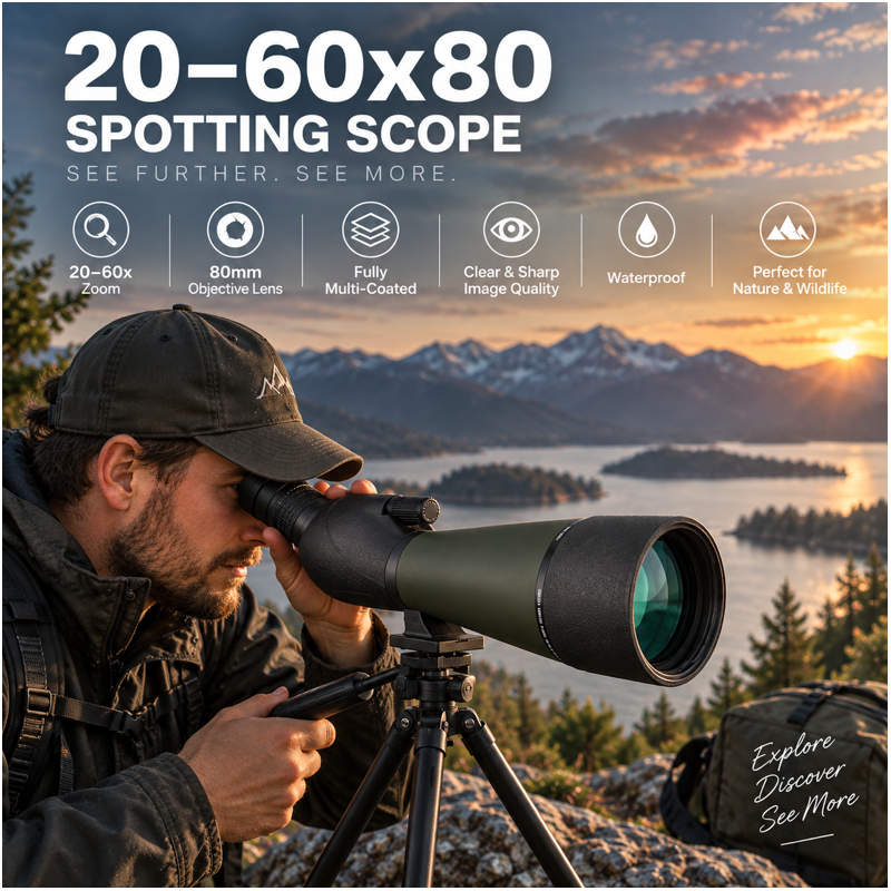 Globuz FEIRSH 20-60x80 Spotting Scope