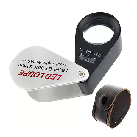 Globuz - 10x Inspection Loupe with LED & UV Light