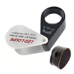 Globuz - 20x Inspection Loupe with LED & UV Light