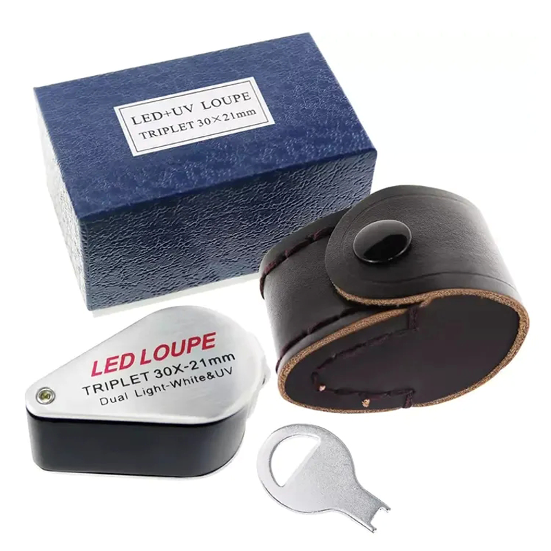 Globuz - 20x Inspection Loupe with LED & UV Light