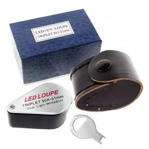 Globuz - 20x Inspection Loupe with LED & UV Light
