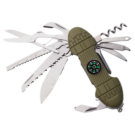 GLOBUZ - 11-in-1 Multi-Tool Pocket Knife
