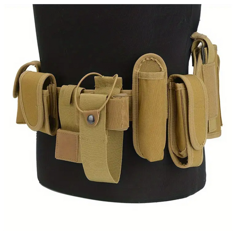 Globuz -9-in-1 Multifunctional Tactical Belt – Khaki