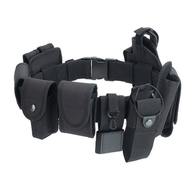 Globuz - 9-in-1 Multifunctional Tactical Belt - Black