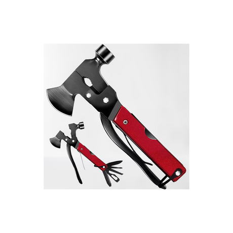 GLOBUZ - Multi-Tool with Axe & Hammer 16-in-1