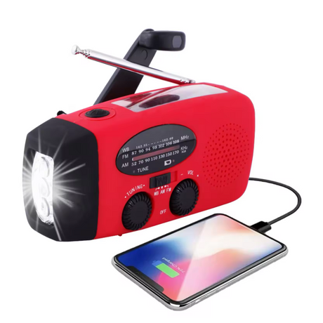 GLOBUZ - Emergency Radio with 2 000mAh Power Bank
