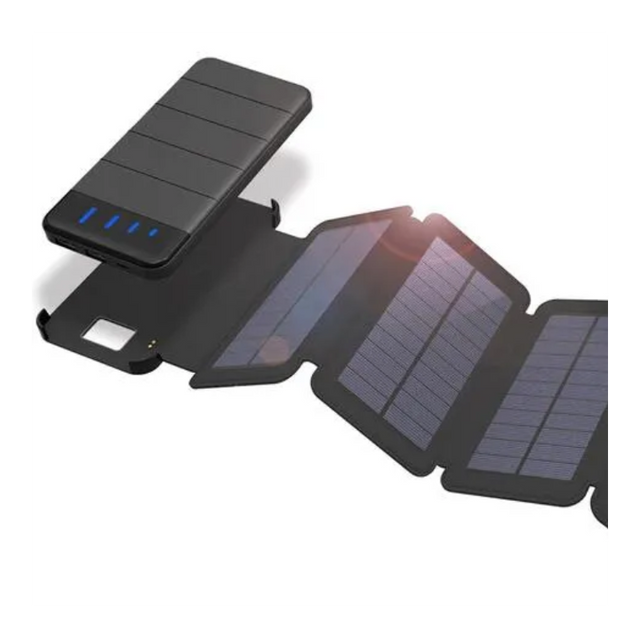 Globuz - Powerbank med solceller 10.000mAh