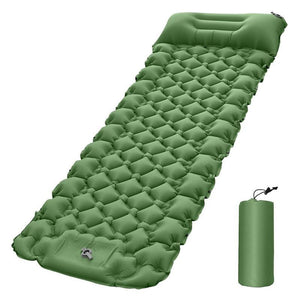 GLOBUZ - Self-Inflating Sleeping Pad - 198 X 68 X 9 CM Green