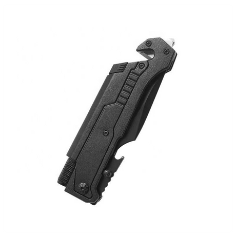 Globuz - Survival Knife with Fire Starter & Flashligh