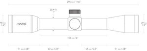 Hawke Vantage - 4x32 Mil Dot