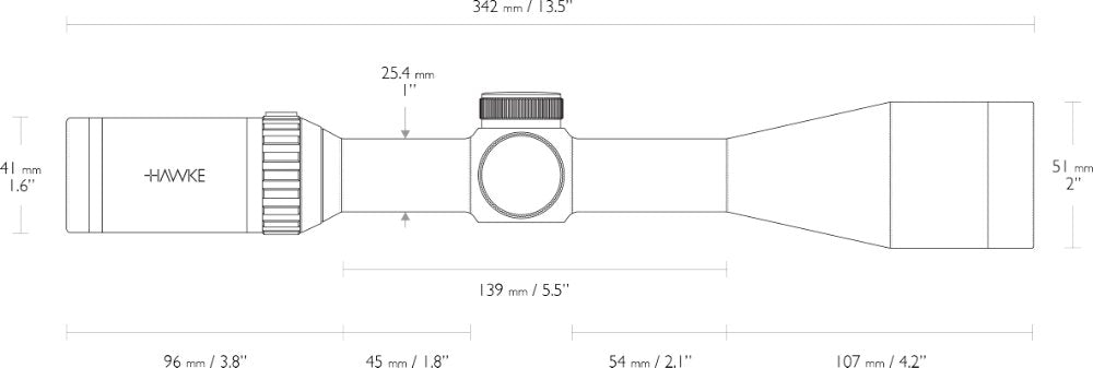Hawke Vantage SF 4-16x44 Half Mil Dot