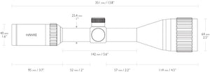 Hawke Vantage IR - 3-9x50 AO Mil Dot