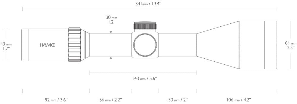 Hawke Vantage 30 WA IR 3-12x56 L4A Dot