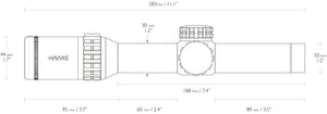 Hawke Frontier 30 - 1-6x24 L4A Dot