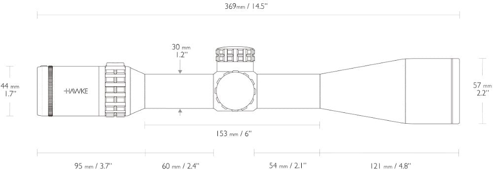 Hawke Frontier 30 SF 4-24x50 Mil Pro (20x)