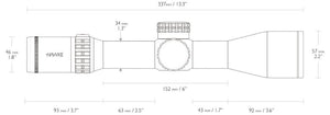 Hawke Frontier 34 FFP - 3-18x50 FFP Mil Pro Ext. (18x)