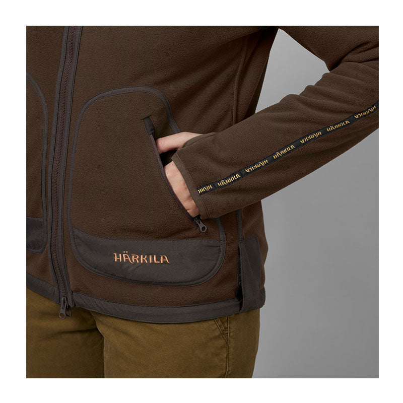 Kamko Fleece Kvinder - Brown/Red - Härkila