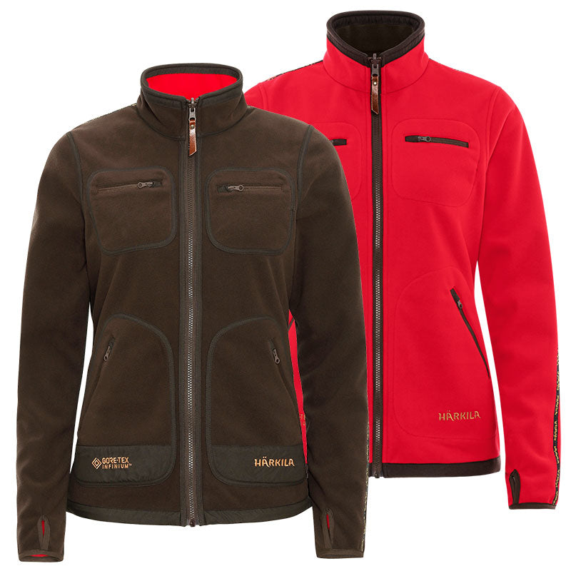 Kamko Fleece Kvinder - Brown/Red - Härkila