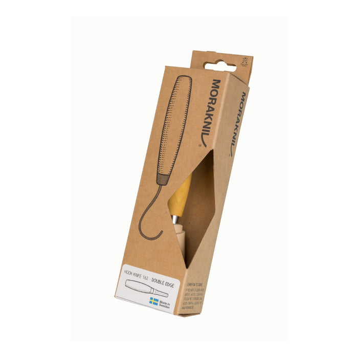 Hook Knife 162 Double Edge with Leather - Morakniv