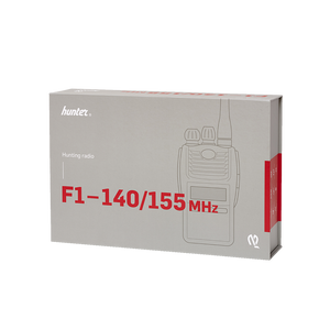 Hunter - F1 Jagtradio m/display 140/155 mHz