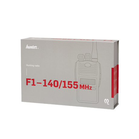 Hunter - F1 Jagtradio m/display 140/155 mHz