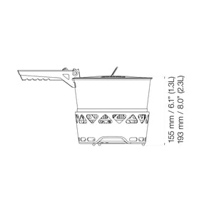 Primetech Stove Set Ii 1x W. Pan - Primus
