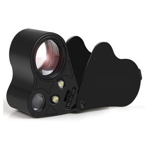 Magnifying glass w/ light - 30x & 60x zoom