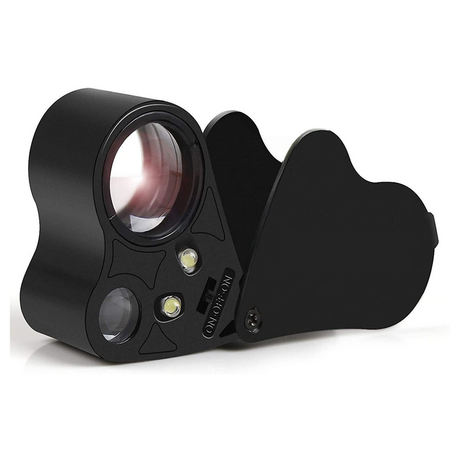 Magnifying glass w/ light - 30x & 60x zoom