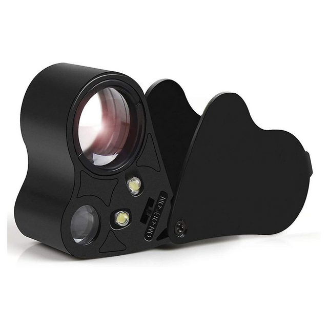 Magnifying glass w/ light - 30x & 60x zoom