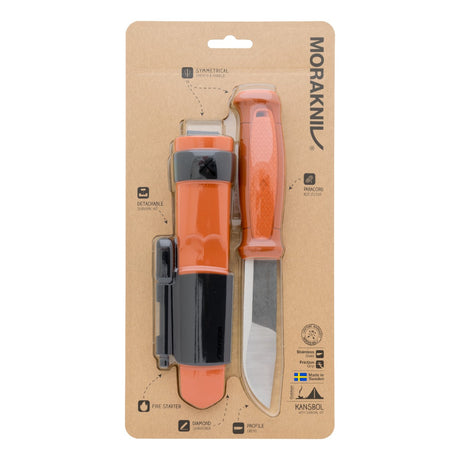 Kansbol with Survival Kit (S) Burnt Oran - Morakniv