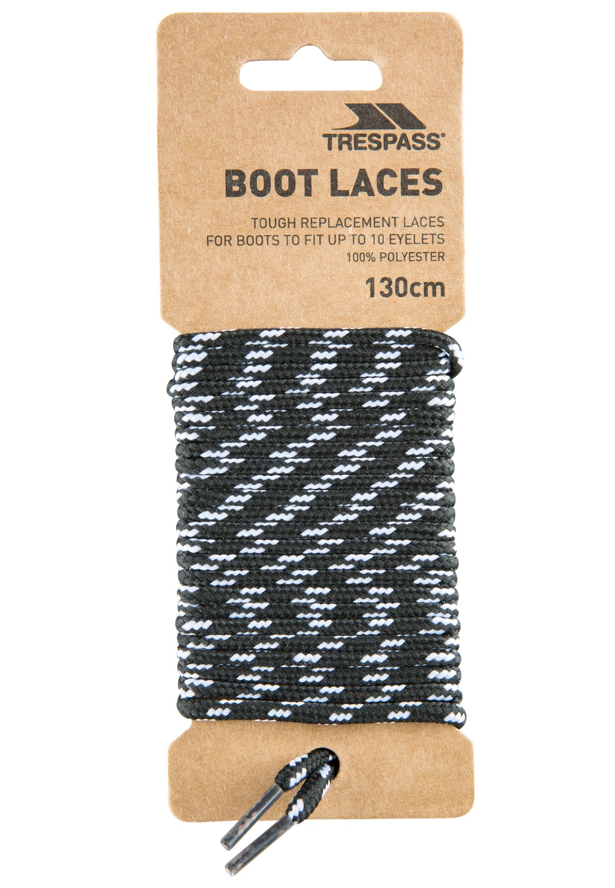 Laces 130 - Black - Trespass