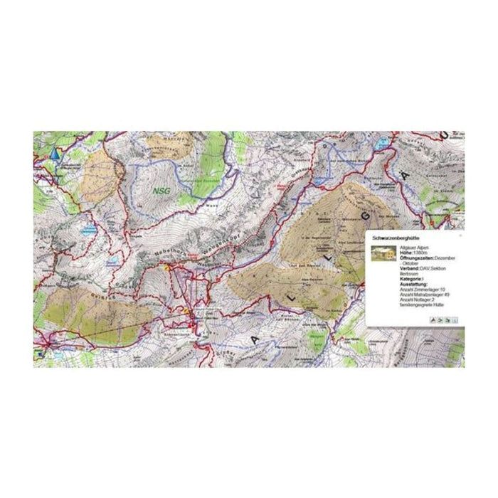 microSD™/SD™ kort: Garmin Alpenvereinskarten v4 3