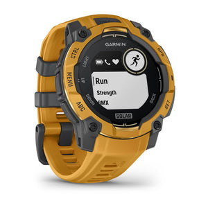 Instinct® 3 – 45 mm, Solar, Sunburst med Sunburst/Grey rem
