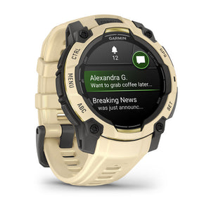 Instinct® 3 – 45 mm, AMOLED, Citrine med Citrine rem