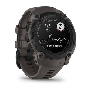 Instinct® E – 40 mm, Sort med Charcoal rem