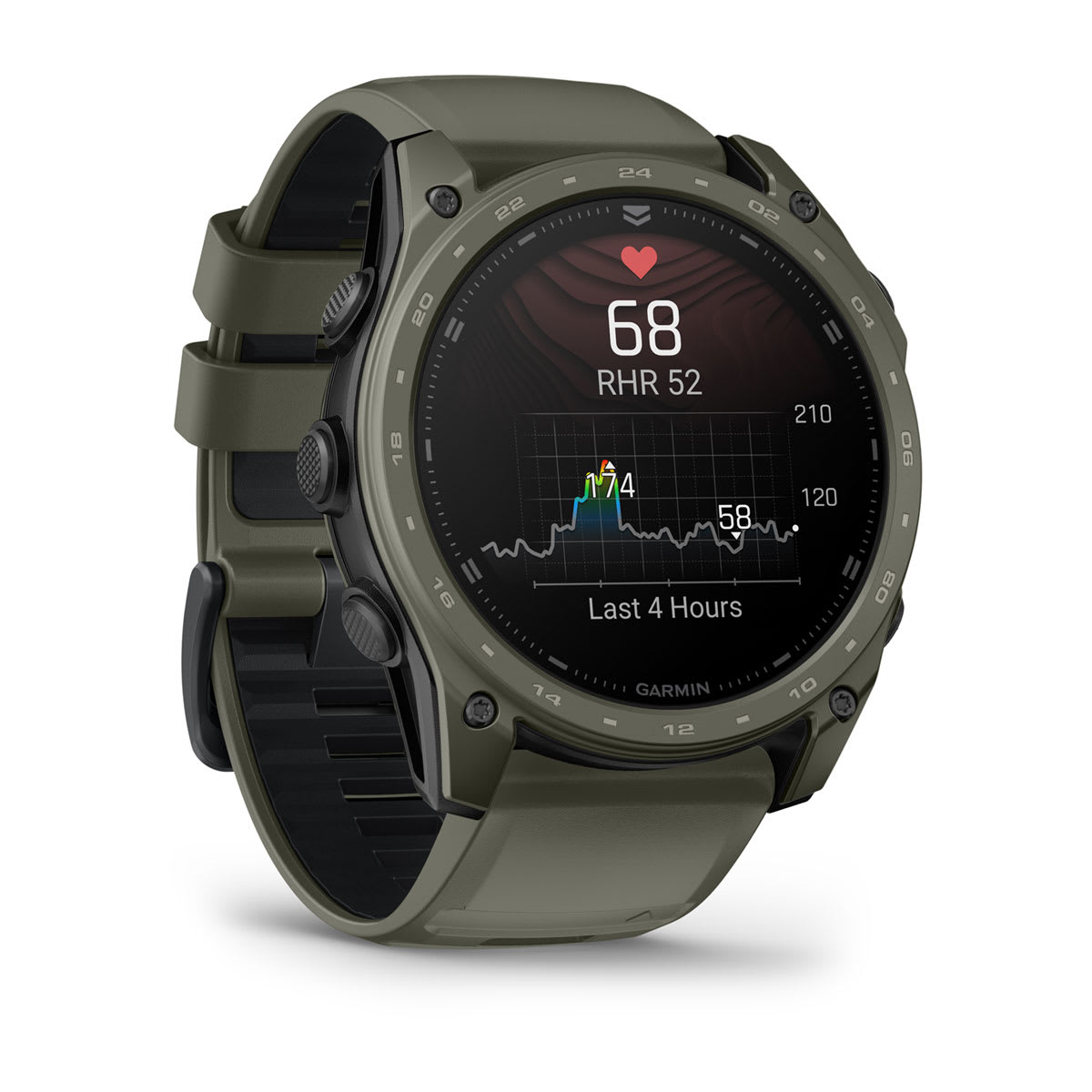 tactix® 8 – 51 mm, AMOLED, Cerakote® belægning, Inklusive Applied Ballistics Ultralight™ Solver og Olive Cerakote® belægning