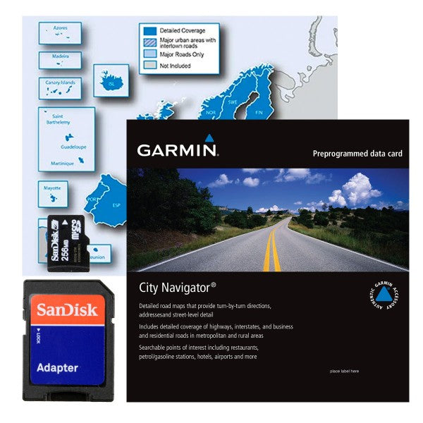 City Navigator® Europe NTU MicroSD™/SD™ kort 3