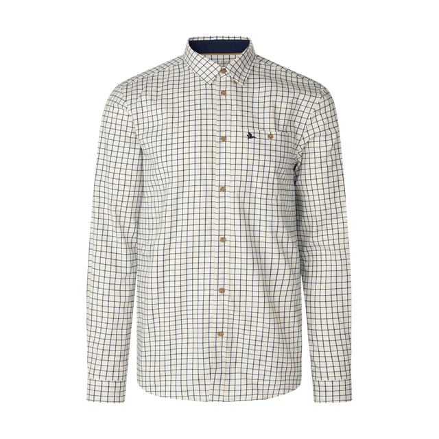 Oxford Skydeskjorte - Dark Sapphire Check