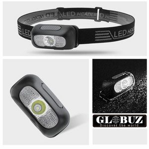 Globuz - Astro Headlamp with red & white light.