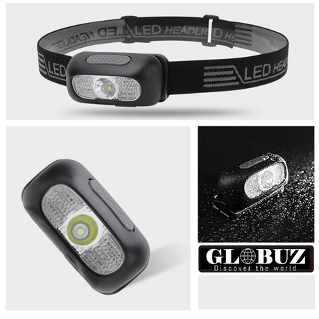 Globuz - Astro Headlamp with red & white light.