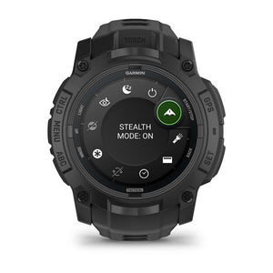 Instinct® 3 – 50 mm, AMOLED, Tactical Edition, Sort med sort rem
