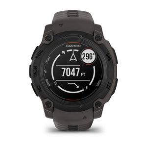 Instinct® E – 40 mm, Sort med Charcoal rem