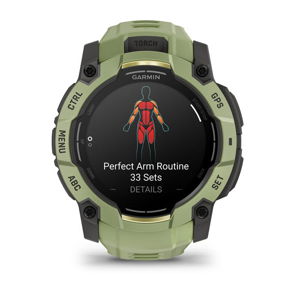 Instinct® 3 – 50 mm, AMOLED, Fern Green med Fern Green rem