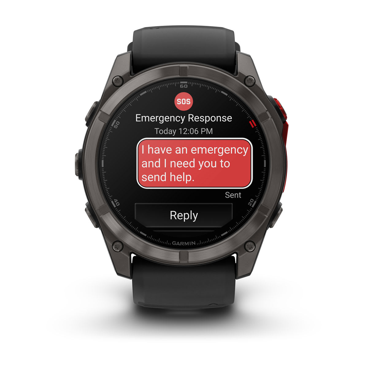 fēnix® 8 Pro – 51 mm, MicroLED, Sapphire, Carbon Grey DLC-titanium med sort/Pebble Grey silikonerem