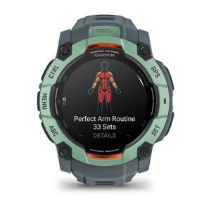 Instinct® 3 – 50 mm, AMOLED, Neotropic med Twilight rem