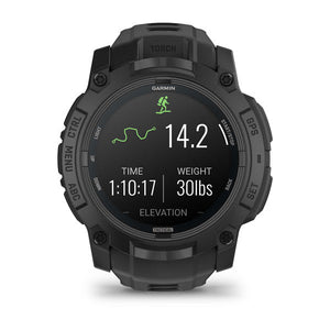 Instinct® 3 – 50 mm, AMOLED, Tactical Edition, Sort med sort rem