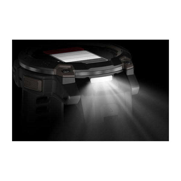Instinct® 3 – 45 mm, AMOLED, Sort med sort rem
