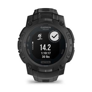 Instinct® 3 – 45 mm, Solar, Tactical Edition, Sort med sort rem